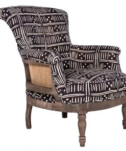 Mind The Gap Louis Deconstructed Chair - Bogolanfini Linen