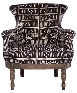 Mind The Gap Louis Deconstructed Chair - Bogolanfini Linen