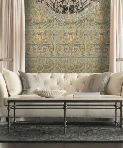 Mind The Gap Brocade Anthracite Wallpaper - Les Jardins Royaux Collection 9 Mind The Gap Brocade Anthracite Wallpaper Les Jardins Royaux