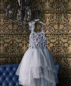 Mind The Gap Brocade Anthracite Wallpaper - Les Jardins Royaux Collection 7 Mind The Gap Brocade Anthracite Wallpaper Les Jardins Royaux