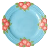 Rice By Rice New Ceramic Floral Dinner Plate - Blue | Elegant Dining & Picnic Tableware 2 Rice By Rice New Ceramic Floral Dinner Plate - Blue