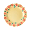 Rice By Rice New Ceramic Floral Side Plate - Cream