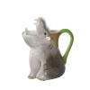 Rice By Rice Happy Hippo Ceramic Jug Vase New