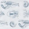 Thedesignyarduk Lobster Blue Wallpaper