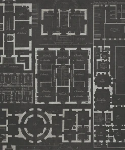 Mind The Gap The Craftsman Chateau Anthracite Wallpaper