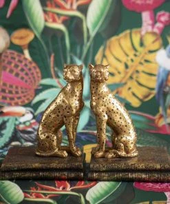 Thedesignyarduk Cheetah Bookends