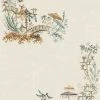 Mind The Gap Chinoiserie Coconut Wallpaper