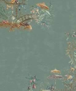 Mind The Gap Chinoiserie Coconut Wallpaper