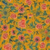 The Design Yard Rose & Thorn Chinese Ornament Wallpaper In Ochre