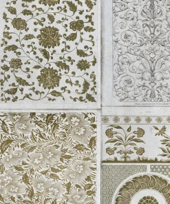 Mind The Gap Bohemian Dream Chinese Pattern Brown Wallpaper