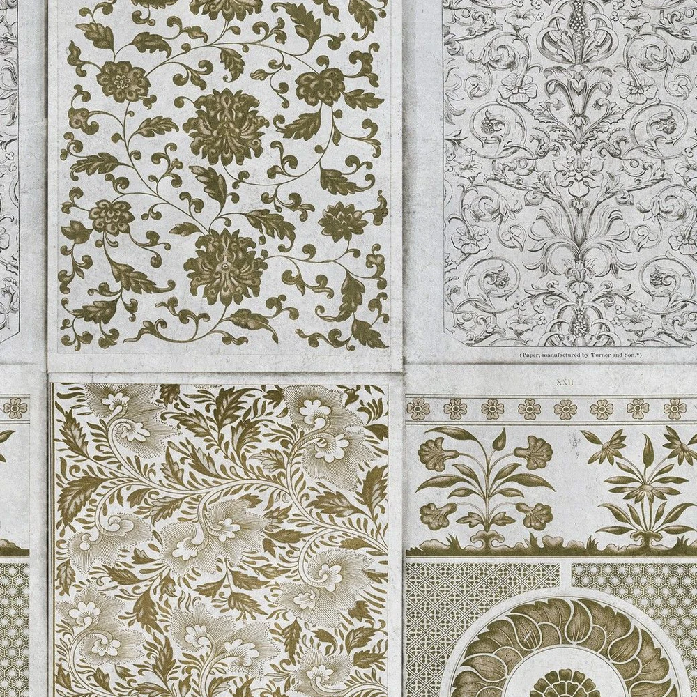 Mind The Gap Bohemian Dream Chinese Pattern Brown Wallpaper - Premium Quality, Easy to Install 3 Mind The Gap Bohemian Dream Chinese Pattern Brown Wallpaper