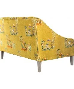 Mind The Gap MTG Furniture Baron Tufted Sofa - Chinoiserie Velvet Rose & Thorn Sofa 13 Mind The Gap MTG FURNITURE - BARON TUFTED SOFA - CHINOISERIE VELVET Rose & Thorn