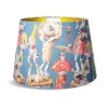 Mind The Gap Lamp Shades MTG Cone Lampshade - ASIAN CIRCUS BLUE