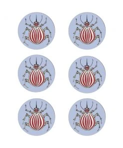Bell Hutley Coasters Set Of Six - Pandora