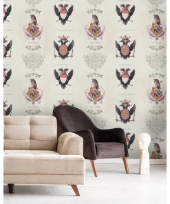 Mind The Gap Coats of Arms Wallpaper - Heritage & Themed Design for Home Decor 5 Mind The Gap Wallpaper & Paint Coats Of Arms Wallpaper