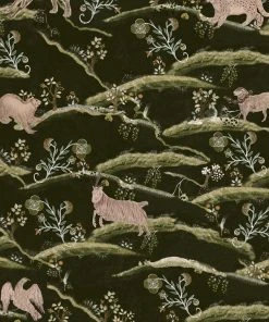 Mind The Gap Countryside By Night Wallpaper Rose & Thorn