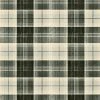 Mind The Gap Countryside Plaid Charcoal Wallpaper