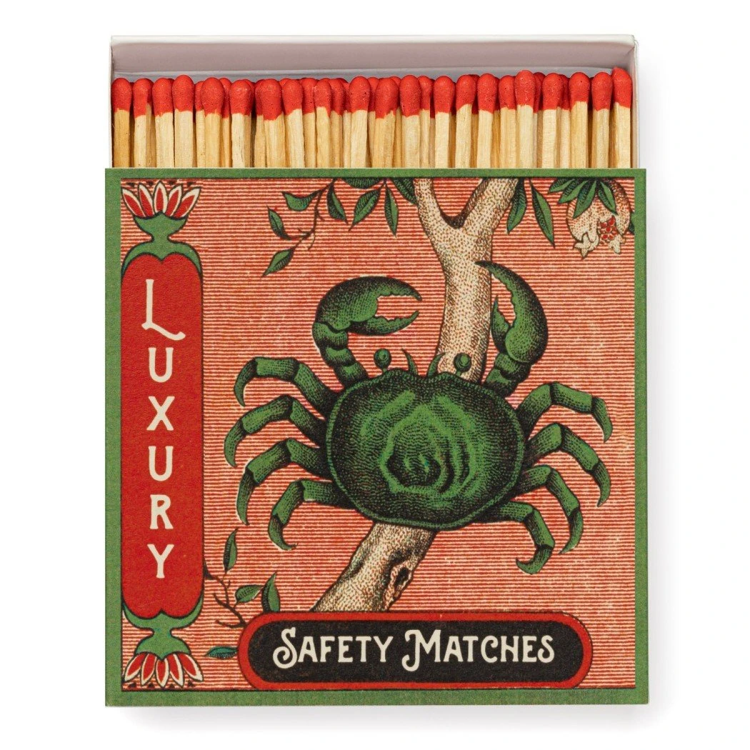 Archivist Gallery Indigena Crab Luxury Match Box Square - Premium Homeware & Gift 3 Archivist Gallery Indigena Crab Luxury Match Box Square