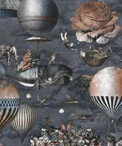 Brand Mckenzie Les Jardins Royaux Curious Skies Wallpaper - Midnight Blue | Nature & Animals Wallpaper 8 Brand Mckenzie Les Jardins Royaux Curious Skies Wallpaper Midnight Blue