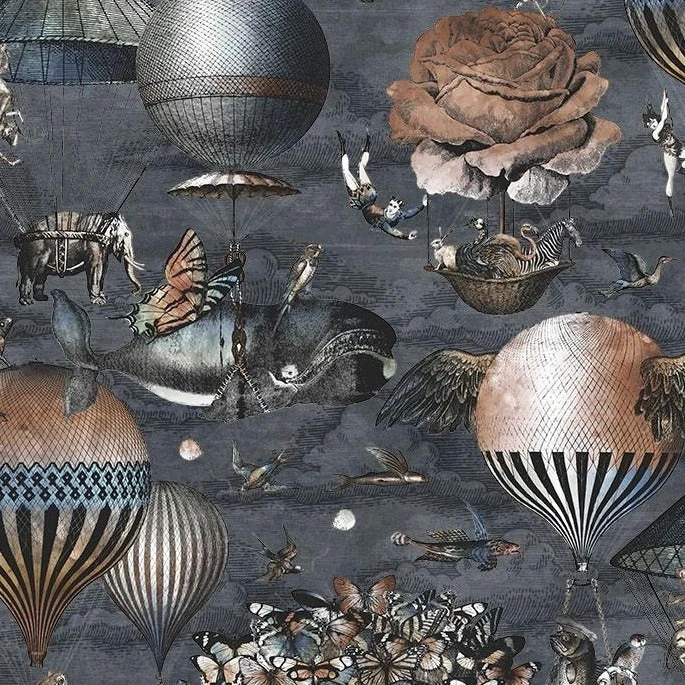 Brand Mckenzie Les Jardins Royaux Curious Skies Wallpaper - Midnight Blue | Nature & Animals Wallpaper 5 Brand Mckenzie Les Jardins Royaux Curious Skies Wallpaper Midnight Blue