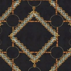 Mind The Gap Decorative Harness, Anthracite Wallpaper