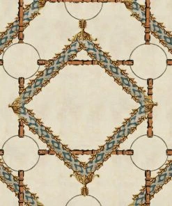 Mind The Gap Wallpaper & Paint Decorative Harness, Taupe Wallpaper