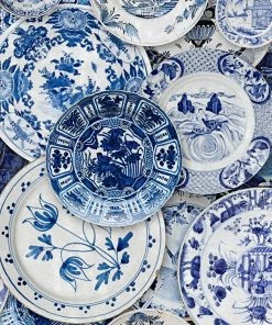 Mind The Gap Delftware Wallpaper Les Jardins Royaux
