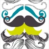 Mind The Gap Wallpaper & Paint Different Moustaches Wallpaper