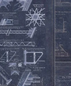 Mind The Gap Grand Eiffel Anthracite Wallpaper Les Jardins Royaux