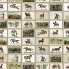 Mind The Gap English Equestrian Stamps Wallpaper Wallpaper & Paint