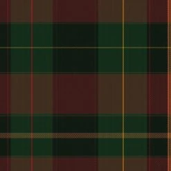 Mind The Gap Equestrian Plaid, Burgundy Wallpaper