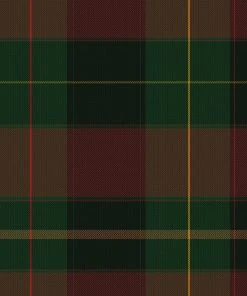 Mind The Gap Equestrian Plaid, Burgundy Wallpaper