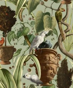 Mind The Gap Exotic Menagerie Light Wallpaper Wallpaper & Paint