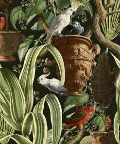 Mind The Gap Exotic Menagerie Light Wallpaper Wallpaper & Paint