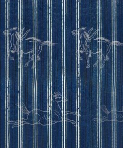 Mind The Gap Folk Couture A Fable Indigo Wallpaper
