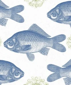 Thedesignyarduk Fish Neutral Wallpaper Blue Skies Ahead