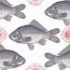 Thedesignyarduk Fish Neutral Wallpaper Blue Skies Ahead