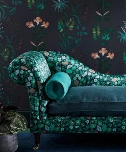 Liberty Fabrics Botanical Stripe Wallpaper, Jade