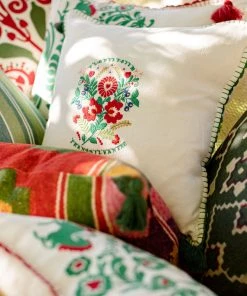 Mind The Gap Folk Couture Transsilvaniae Florilegium Embroidered Cushion - Luxury Home Decor 10 Mind The Gap Folk Couture Transsilvaniae Florilegium Embroidered Cushion