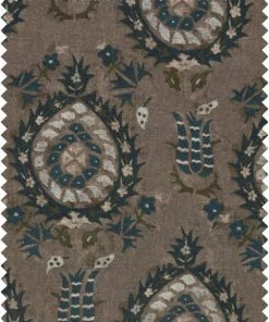 Folk Couture Mind The Gap Linen Fabrics, Flourish Dapple Weave