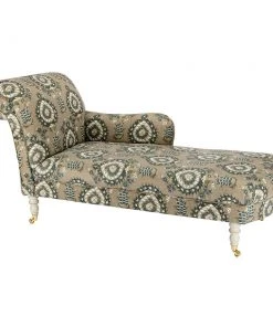 Mind The Gap Folk Couture Anatolia Chaise Lounge Flourish Dapple Linen