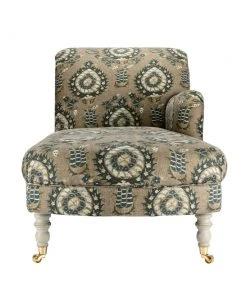 Mind The Gap Folk Couture Anatolia Chaise Lounge Flourish Dapple Linen