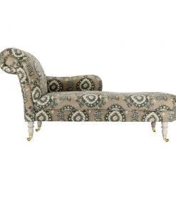 Mind The Gap Folk Couture Anatolia Chaise Lounge Flourish Dapple Linen