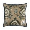 Mind The Gap Folk Couture Flourish Linen Cushion - Luxury Home Decor & Gift 1 Mind The Gap Folk Couture Flourish Linen Cushion