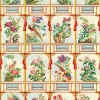 The Design Yard Rose & Thorn Flowering Wall Wallpaper - Floral Heritage Wallpaper for Home Decor 1 The Design Yard Rose & Thorn Flowering Wall Wallpaper
