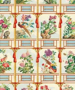 The Design Yard Rose & Thorn Flowering Wall Wallpaper