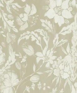 Mind The Gap Flowery Ornament Seedpearl Wallpaper Folk Couture
