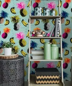 Mind The Gap Flying Objects Pink Wallpaper Wallpaper & Paint