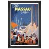 Mind The Gap Fly To Nassau Framed Wall Art Havana Tropicana