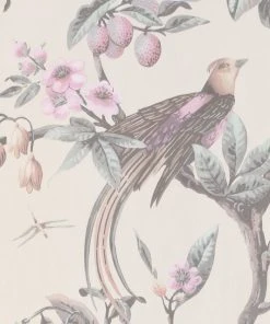 BN Rose & Thorn Fiore Aviary Bird Wallpaper